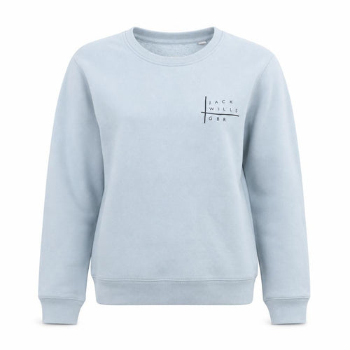 Jack Wills Women Blue XS Crew Neck Pullover Sweatshirt