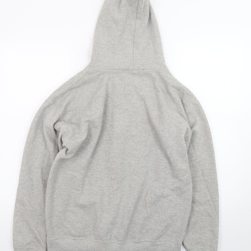 iets frans... Men's Grey Full Zip Hoodie Size S Fleece Cotton Blend
