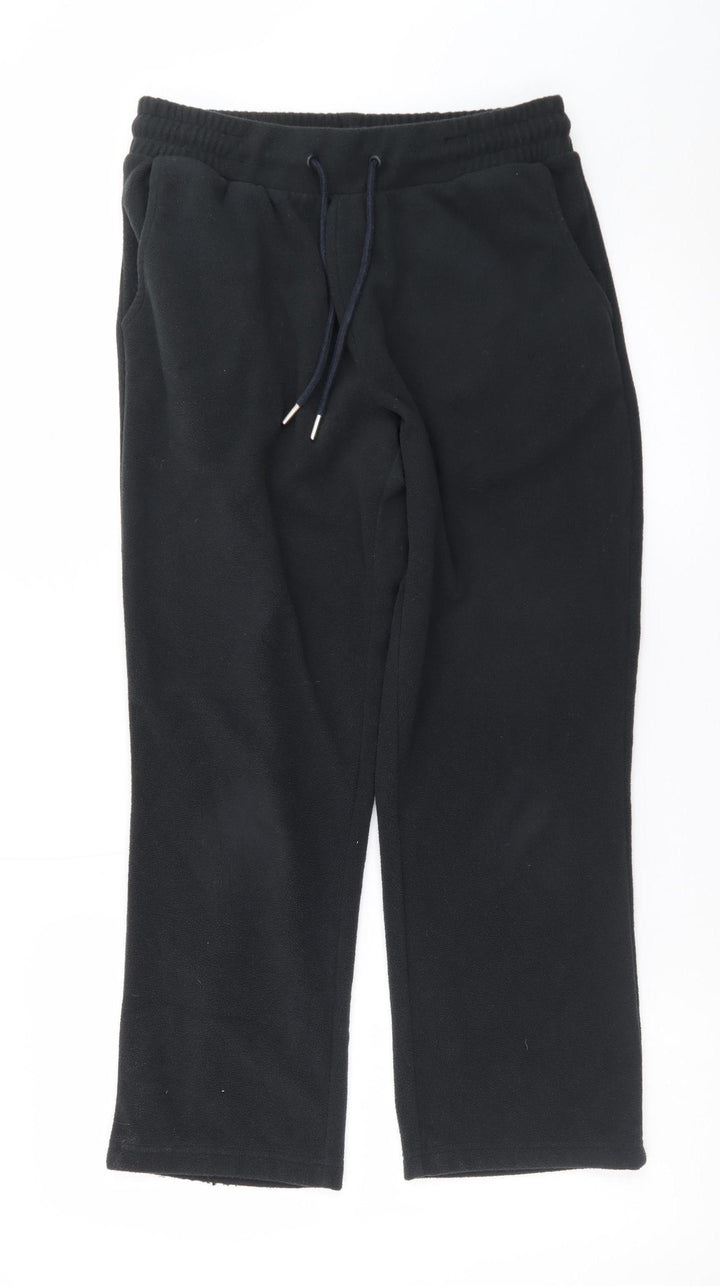 Damart Women’s Black Thermal Fleece Sweatpants Size 10-12
