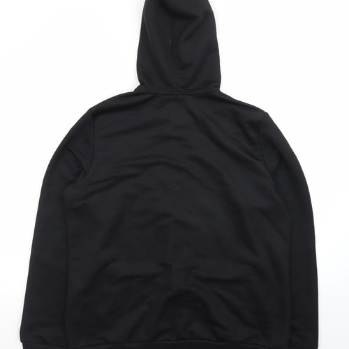 Adidas Men’s Black 2XL Full Zip Hooded Sweatshirt with Logo