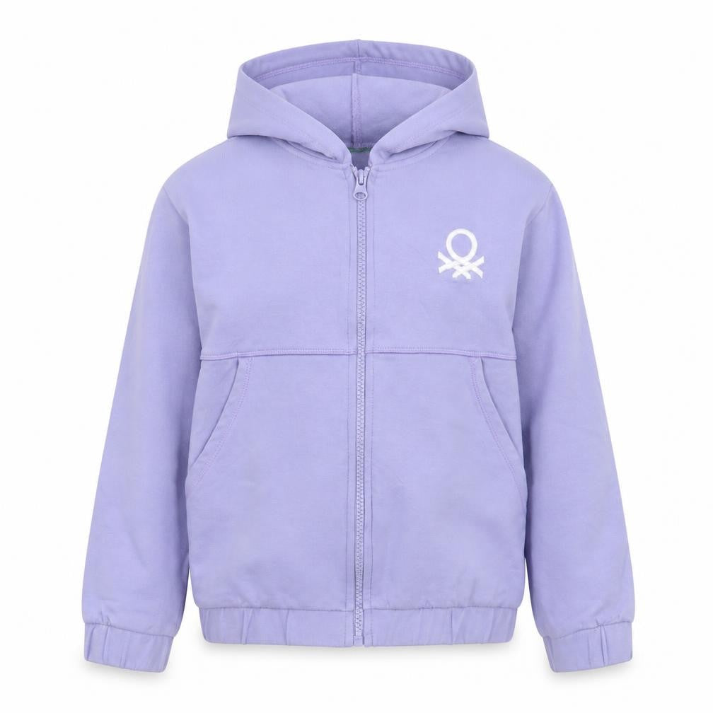 United Colors of Benetton Teens Purple Full Zip Hoodie Size 140cm