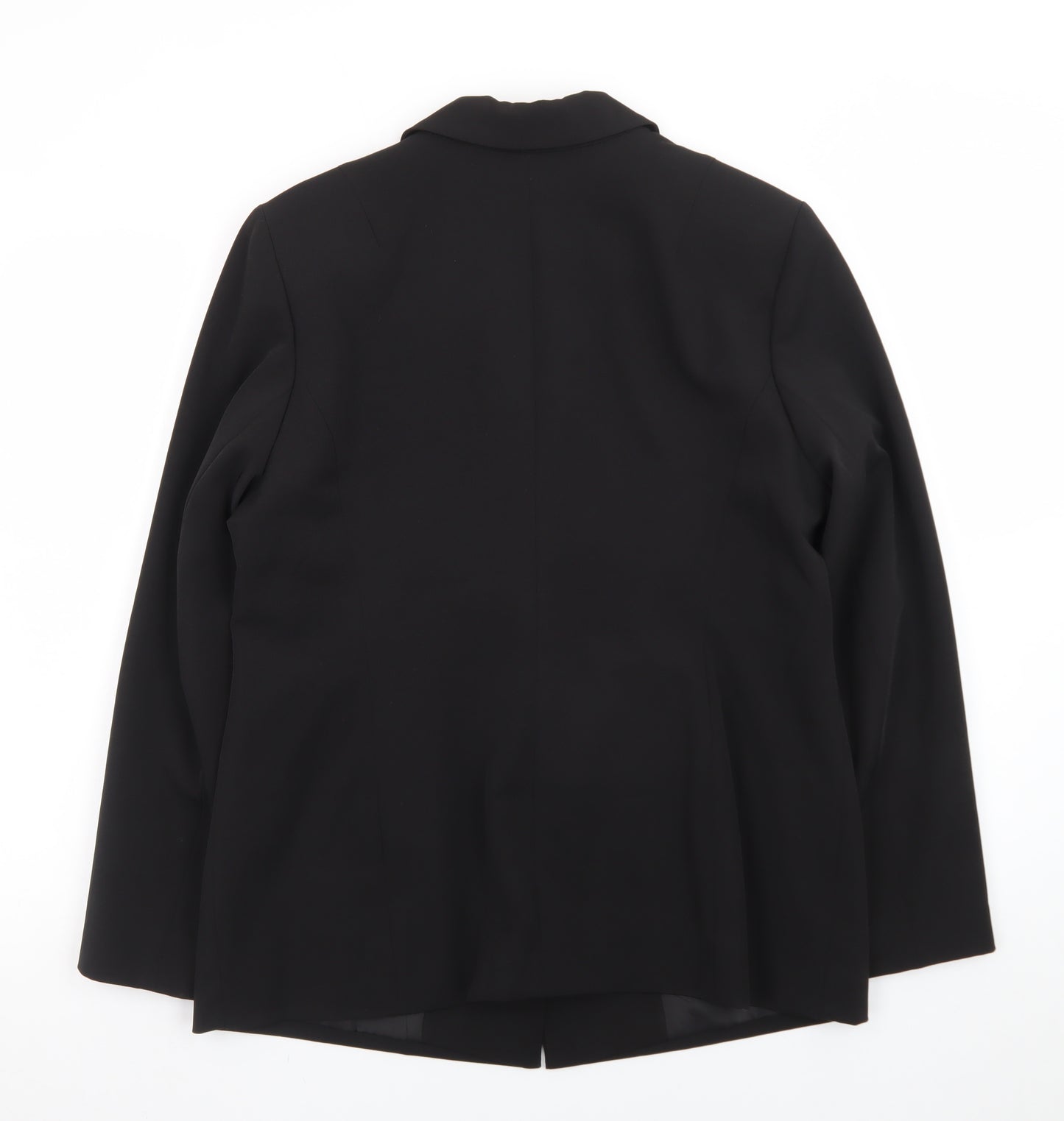 Fair Lady Women's Black Size 16 Single-Breasted Blazer