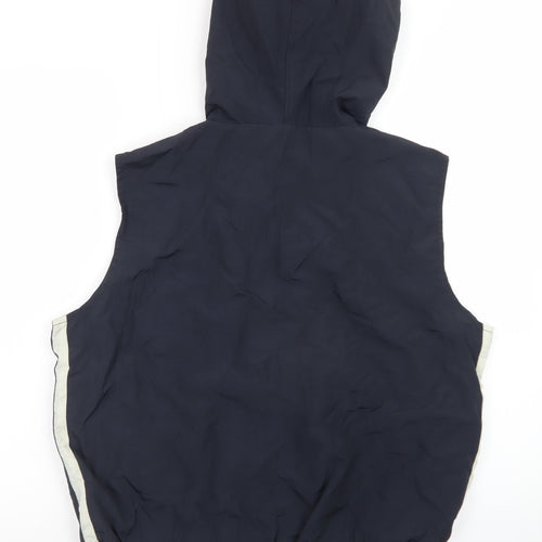 Urban Star Originals Men's Blue XL Hooded Bodywarmer Gilet