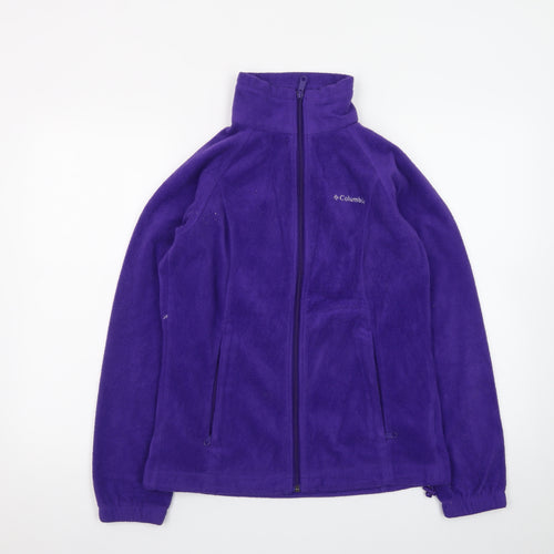Columbia Women's Purple Fleece Full Zip Jacket Size S