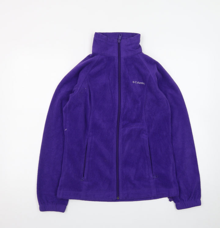 Columbia Women's Purple Fleece Full Zip Jacket Size S
