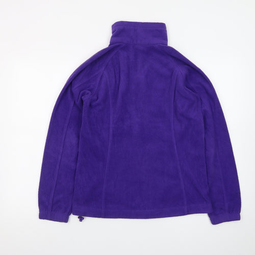 Columbia Women's Purple Fleece Full Zip Jacket Size S