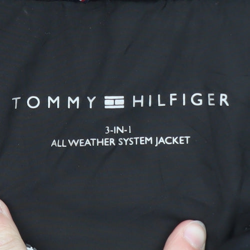 Tommy Hilfiger Men’s Black 3-in-1 Waterproof Hooded Jacket L