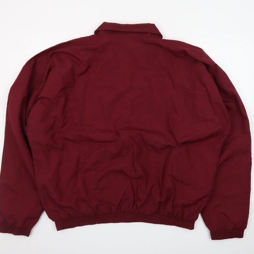 Planet Athletics Men's Red XL Lightweight Full Zip Sports Jacket