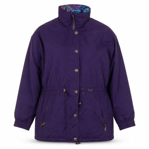 Jupa Sports Womens Purple Parka Jacket M Windproof Water Resistant