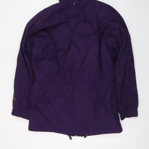 Jupa Sports Womens Purple Parka Jacket M Windproof Water Resistant