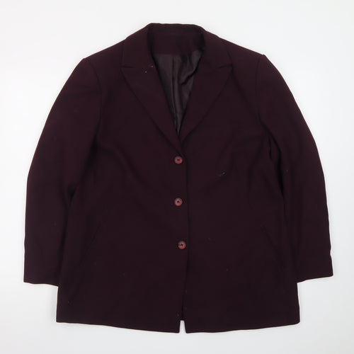 Next Women's Brown Size 8 Single-Breasted Blazer Jacket