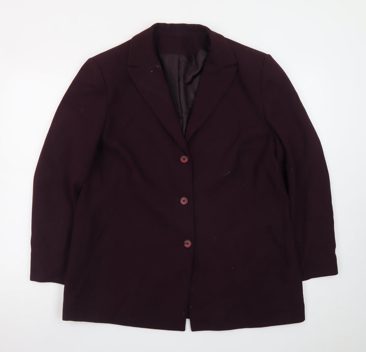 Next Women's Brown Size 8 Single-Breasted Blazer Jacket