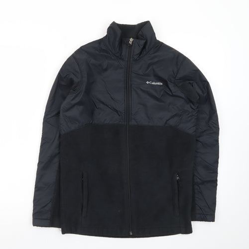 Columbia Men's Black Soft Shell Fleece Lined Jacket Size L