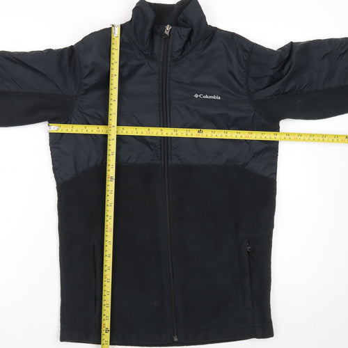 Columbia Men's Black Soft Shell Fleece Lined Jacket Size L