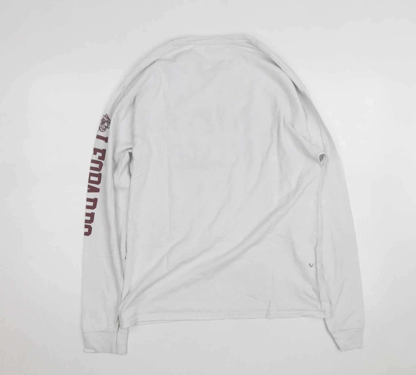 Champion Men's White Lafayette College Long Sleeve T-Shirt Size L