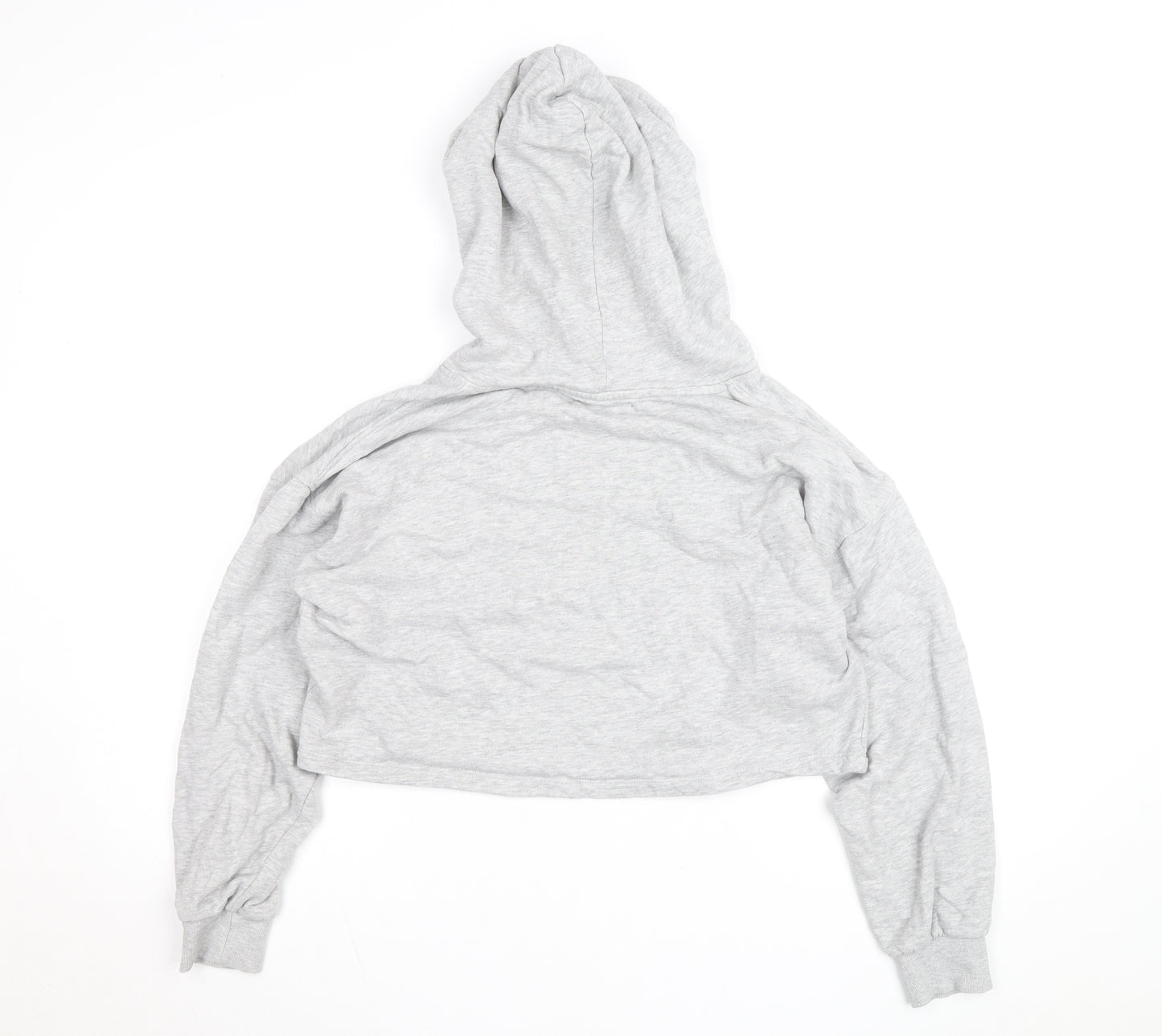Bik Bok Women’s Grey Vanity Cropped Pullover Hoodie Size S