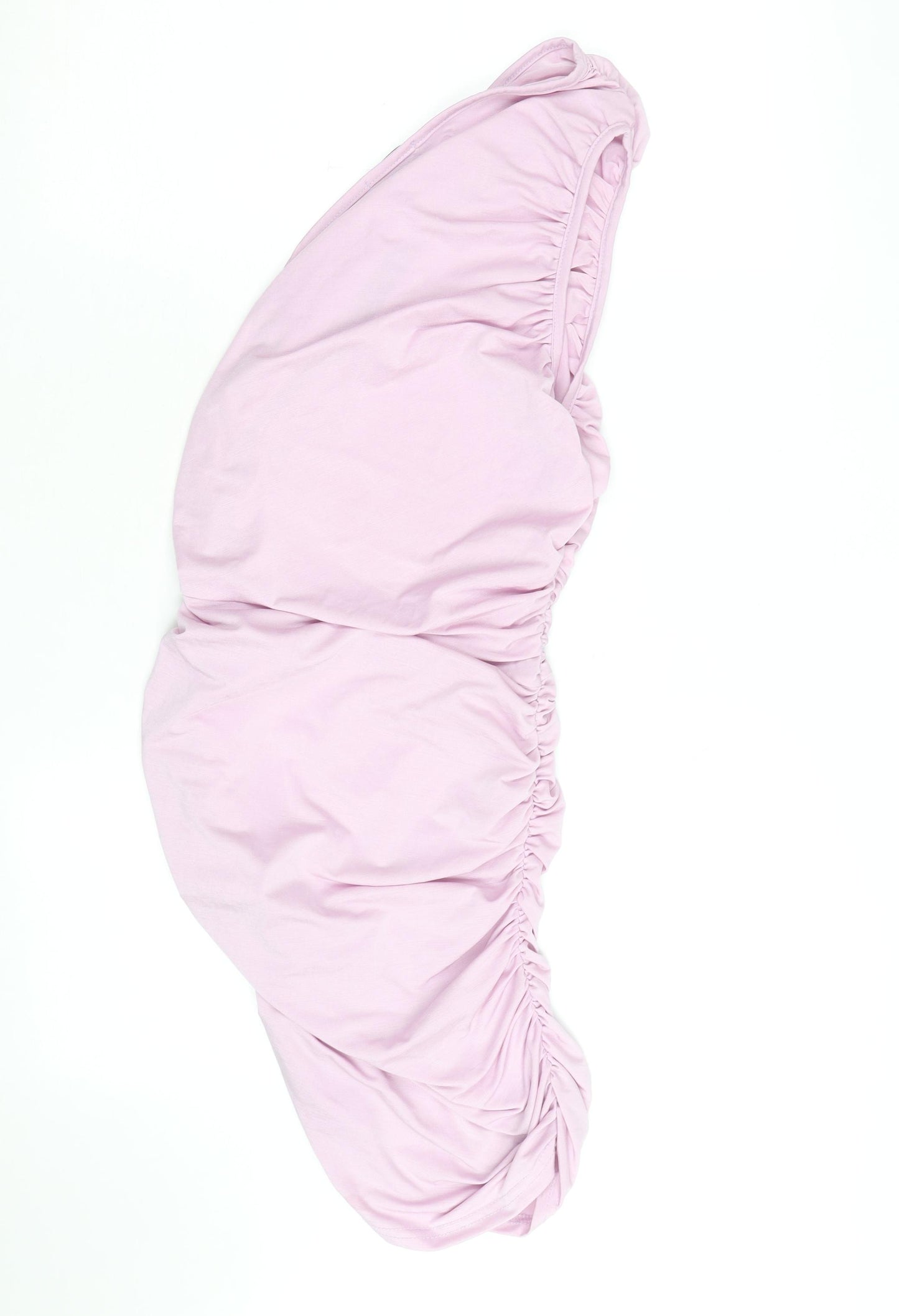 PrettyLittleThing Women’s Pink Strapless Ruched Bodycon Dress Size 10