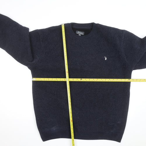 Riverton Men’s Navy Blue 2XL Pullover Fleece Crew Neck Jumper