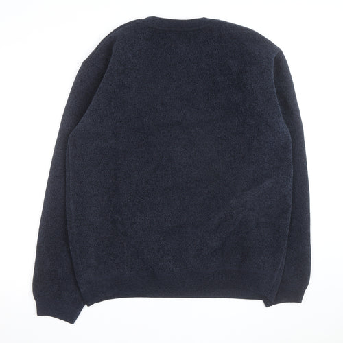 Riverton Men’s Navy Blue 2XL Pullover Fleece Crew Neck Jumper