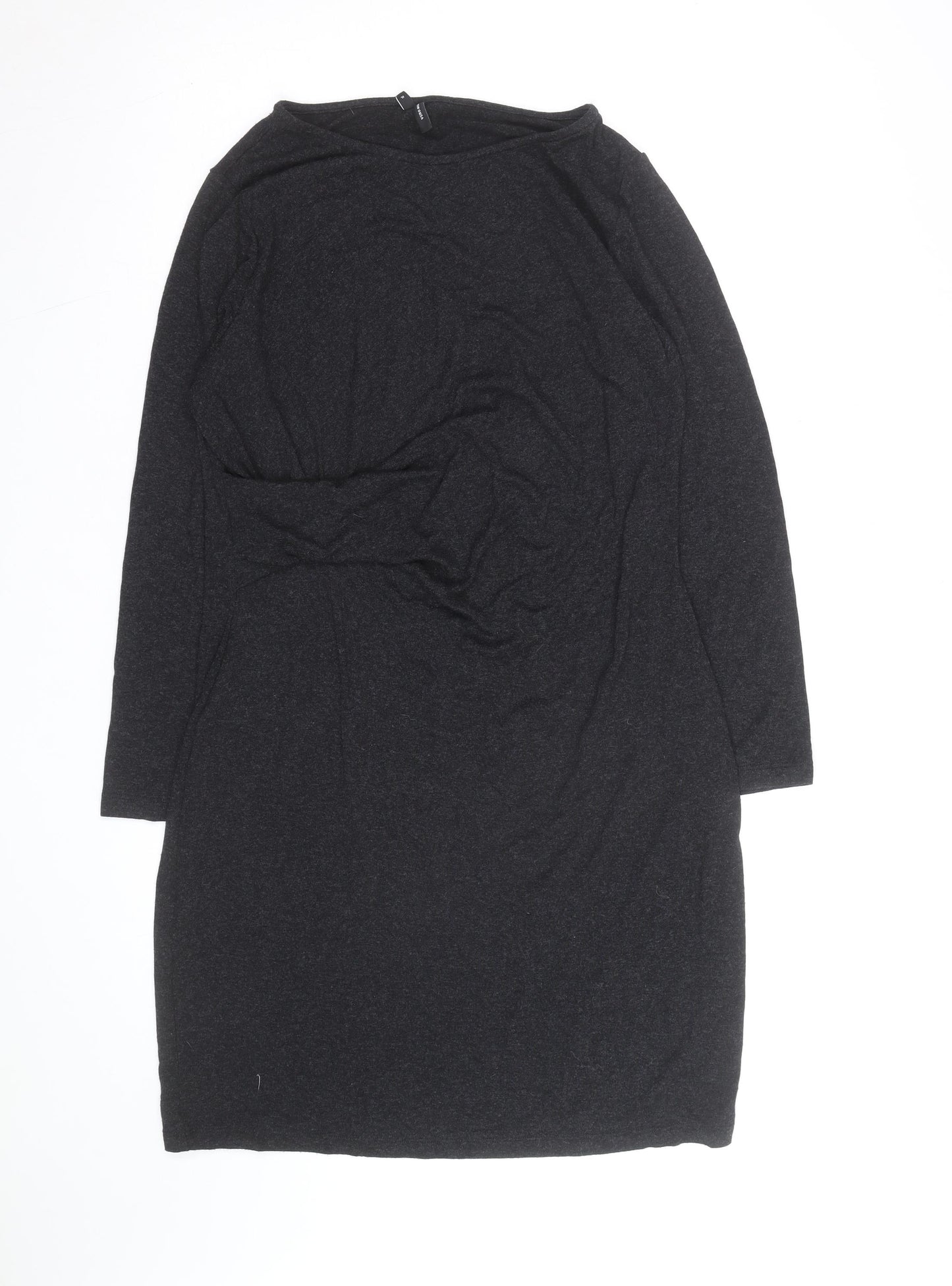 Vero Moda Women's Black XL Bodycon Jersey Dress Long Sleeve