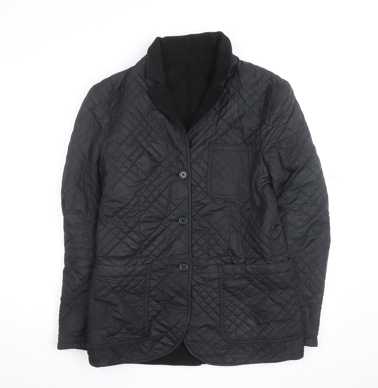 Levi's Men's Black Quilted Mid-Length Jacket Size M Regular Fit