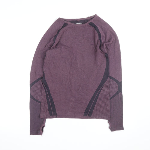 Primark Women Purple Long Sleeve Workout Top Size 16