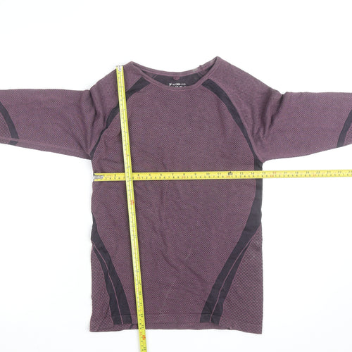 Primark Women Purple Long Sleeve Workout Top Size 16