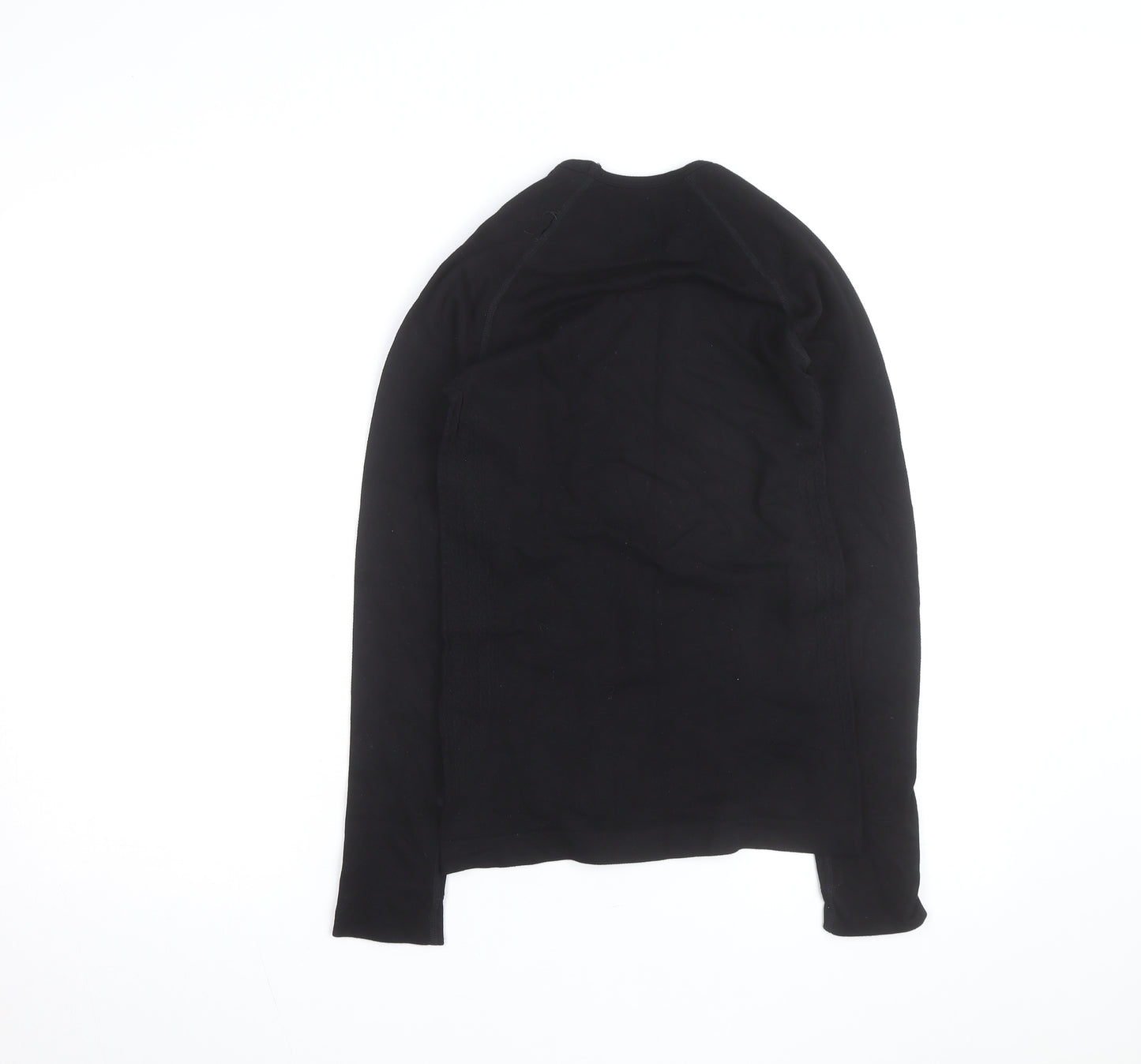 OEX Men's Black Athletic Long Sleeve Base Layer Top S
