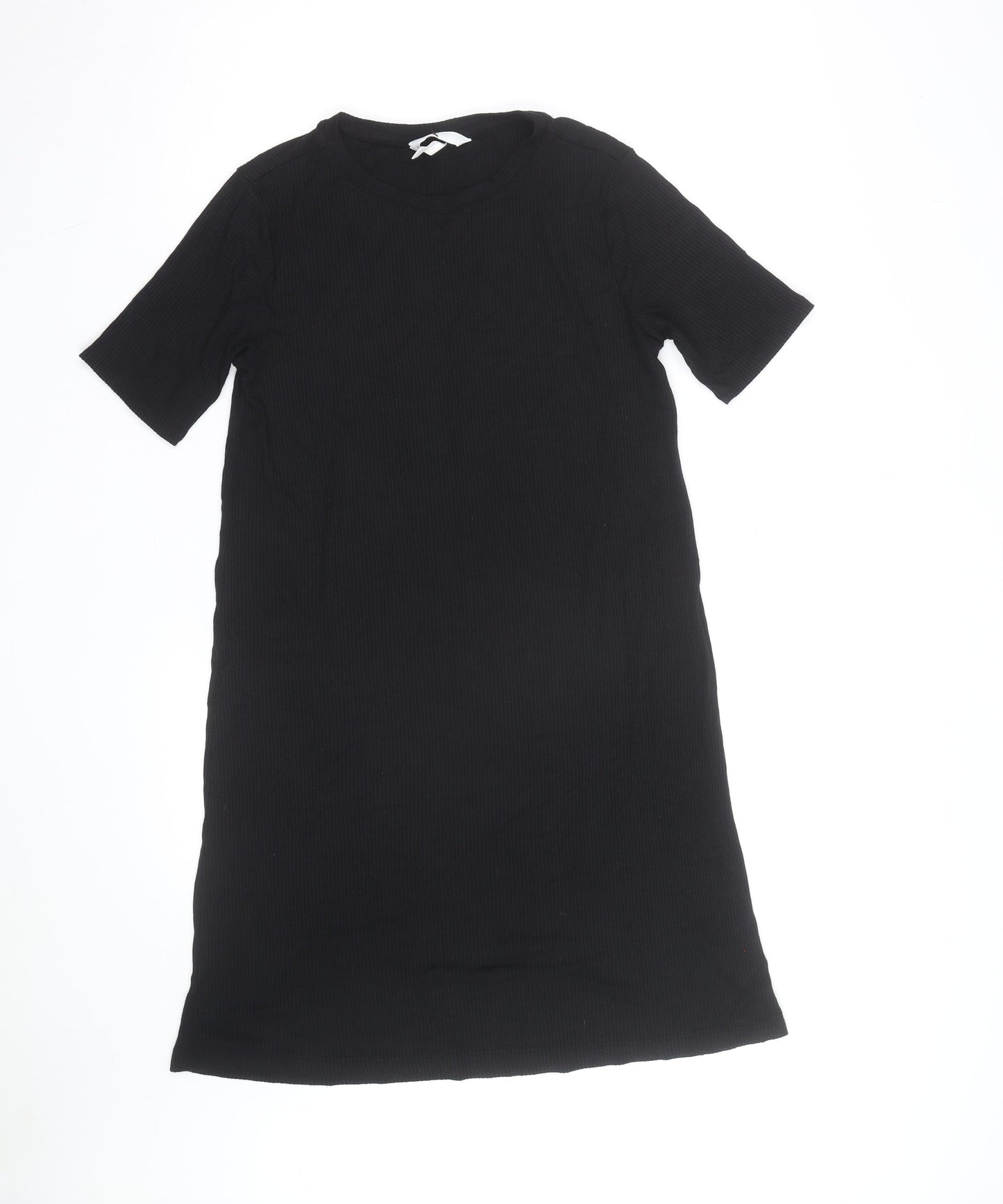Bik Bok Women's Black Short Sleeve Viscose T-Shirt Dress Size S