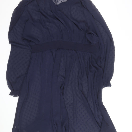 Joanna Hope Women's Blue Chiffon Fit & Flare Dress Size 20