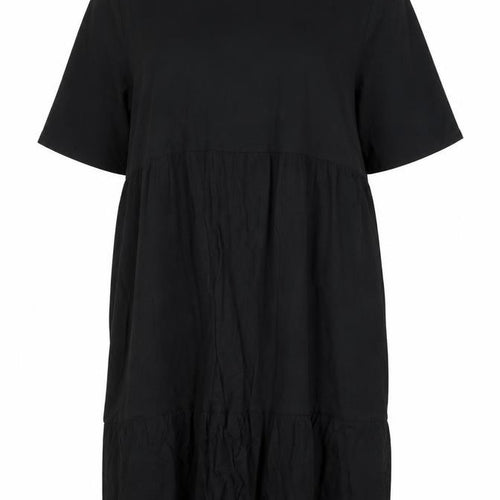 Marks and Spencer Women Black Size 14 Short Sleeve Shift Dress
