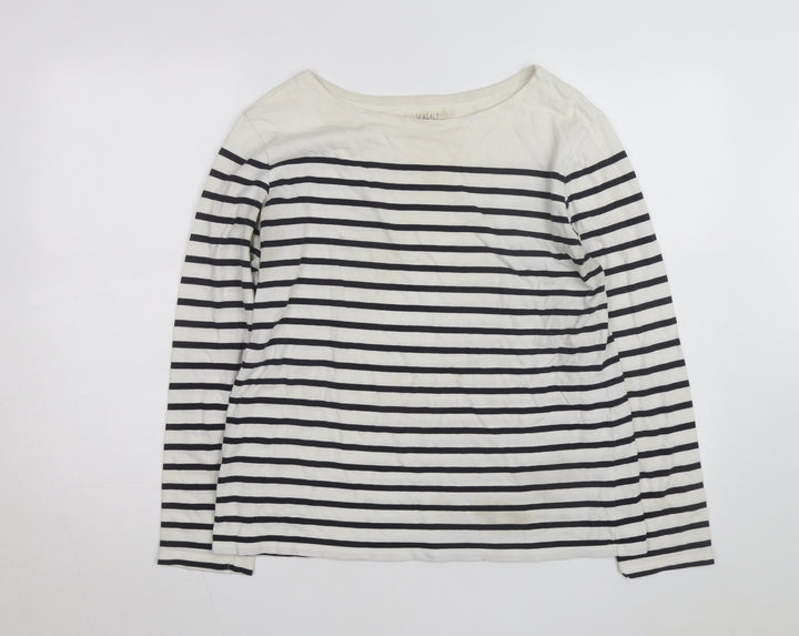 Seasalt Women’s Multicoloured Striped Cotton Sailor Shirt UK 14