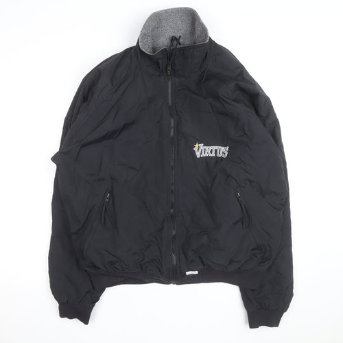 Bad Lands Men's Black XL Bomber Jacket Lined Outdoor Style