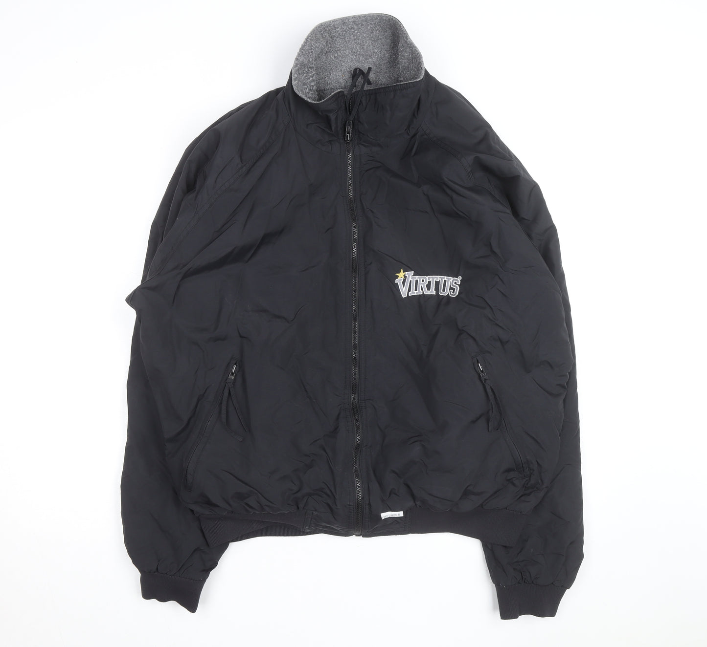 Bad Lands Men's Black XL Bomber Jacket Lined Outdoor Style