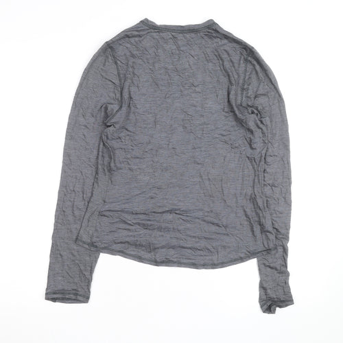 Marks and Spencer Goodmove Women's Grey Long Sleeve Activewear Top Size 12