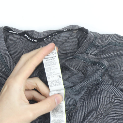 Marks and Spencer Goodmove Women's Grey Long Sleeve Activewear Top Size 12