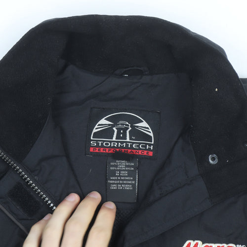 Stormtech Men's Black S Mars Logo Water Resistant Jacket