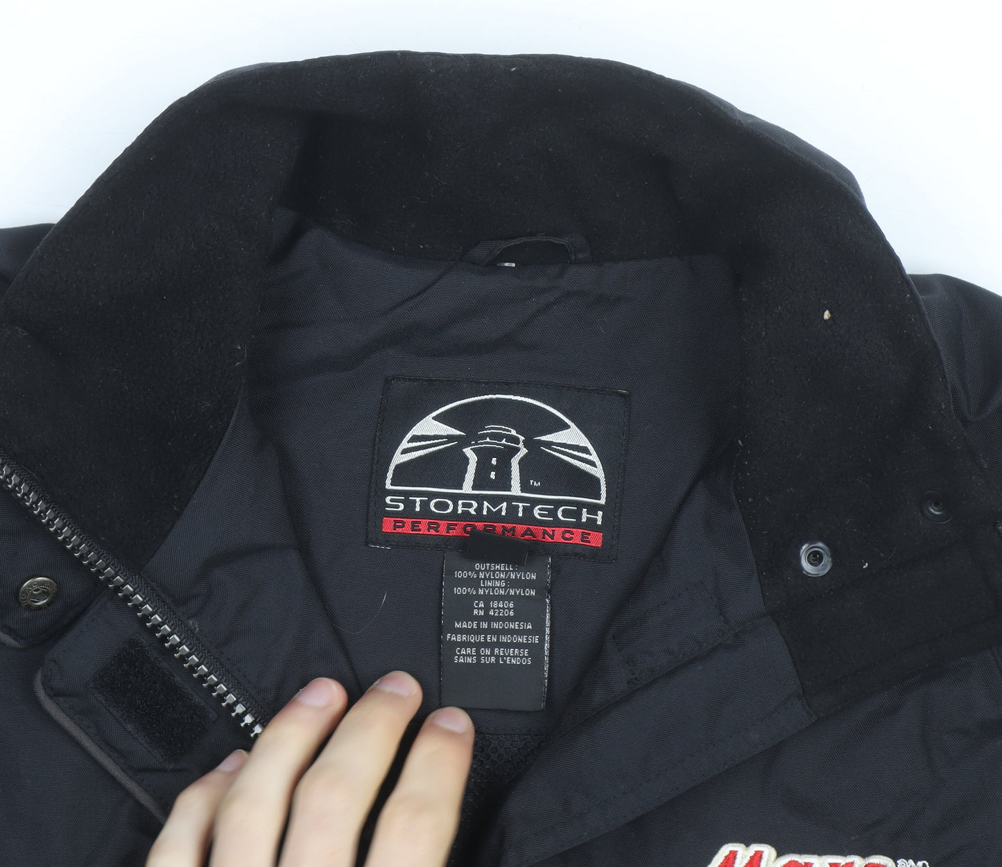 Stormtech Men's Black S Mars Logo Water Resistant Jacket