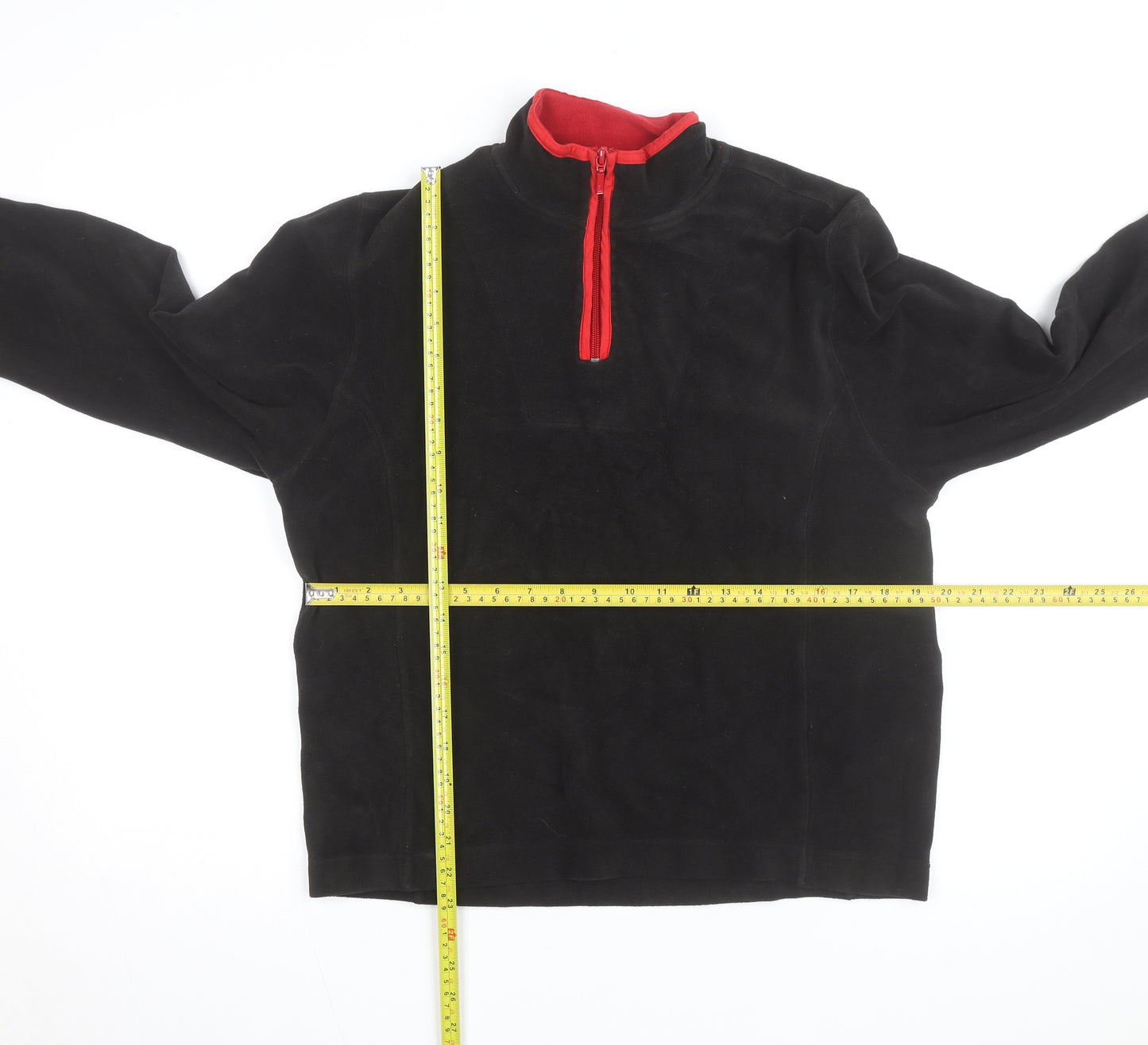 PB Sport Men's Black Fleece 1/4 Zip Pullover Sweatshirt Size L