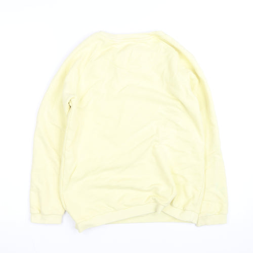 FatFace Teens Yellow Lemon Sequin Pullover Sweatshirt 12 Slim