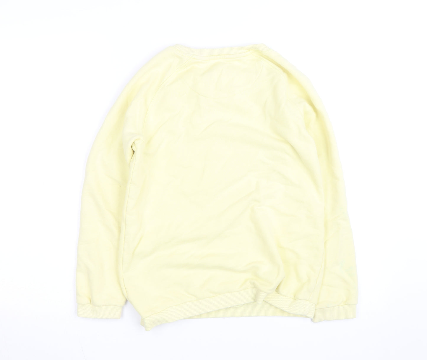 FatFace Teens Yellow Lemon Sequin Pullover Sweatshirt 12 Slim
