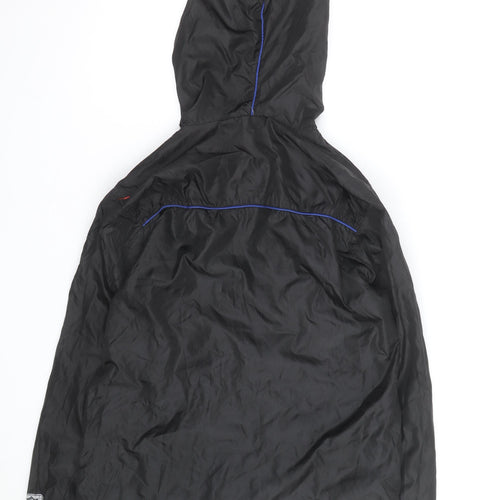NFL Men’s Black Windbreaker Jacket Hooded Full Zip Size S