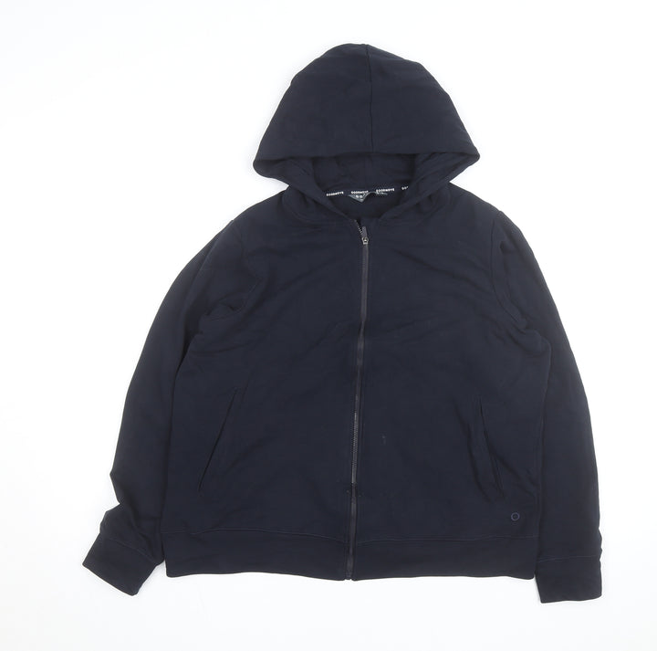 Marks and Spencer Goodmove Men’s Blue Full Zip Hoodie Size L