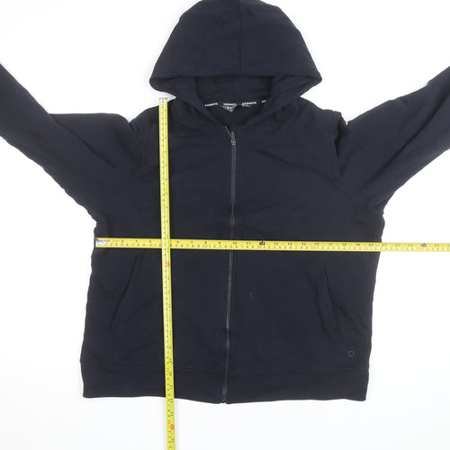 Marks and Spencer Goodmove Men’s Blue Full Zip Hoodie Size L