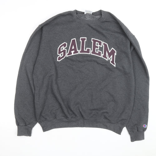 Champion Men's Grey SALem XL Crew Neck Sweatshirt