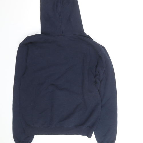 Champion Men's Blue Pullover Hoodie Small Saint Ignatius Graphic