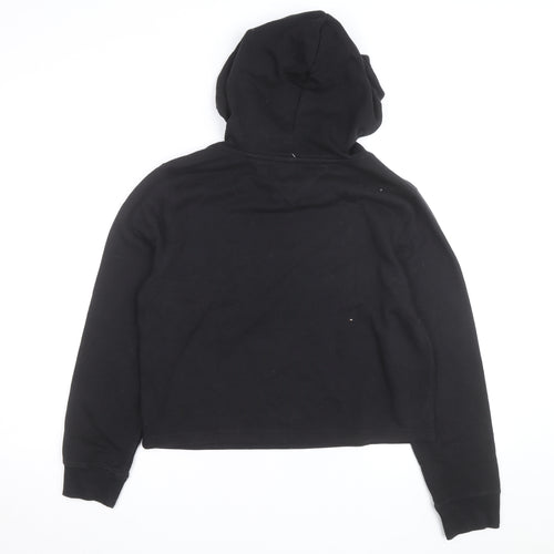 Tommy Jeans Men's Black Logo Pullover Hoodie Cotton M