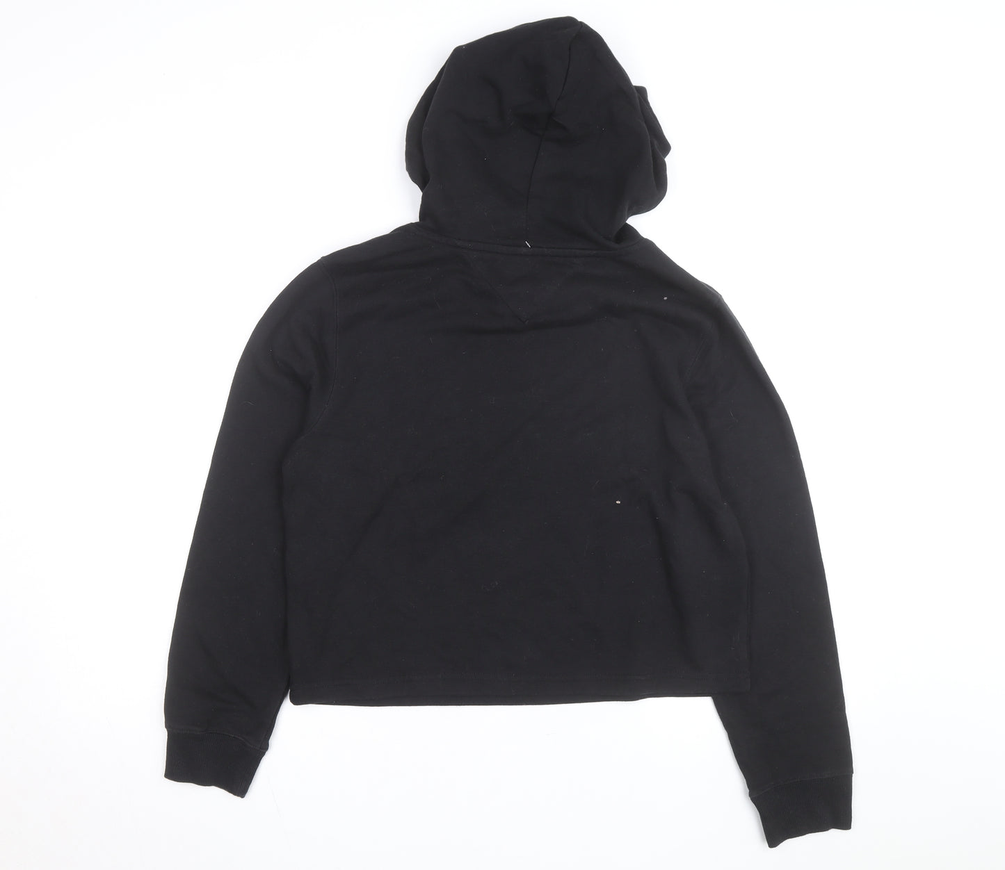 Tommy Jeans Men's Black Logo Pullover Hoodie Cotton M