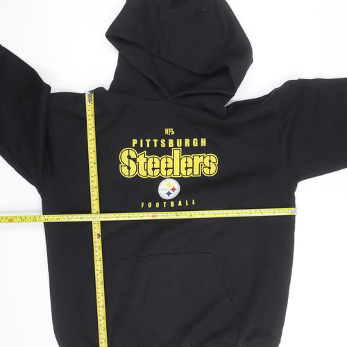 NFL Men's Black Pittsburgh Steelers Pullover Hoodie Size M