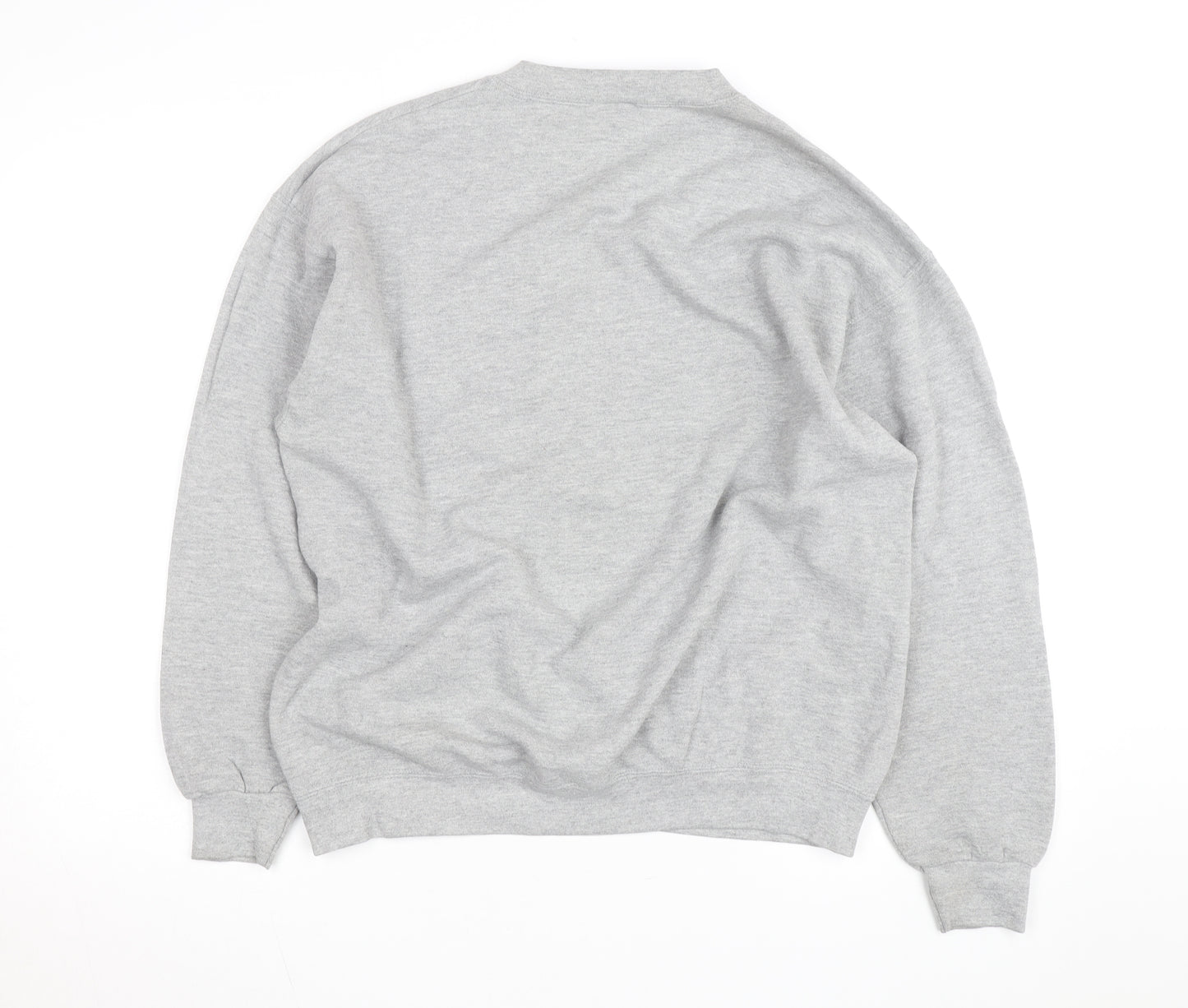 Disney Men Grey 2002 Winnie the Pooh Crew Neck Sweatshirt L